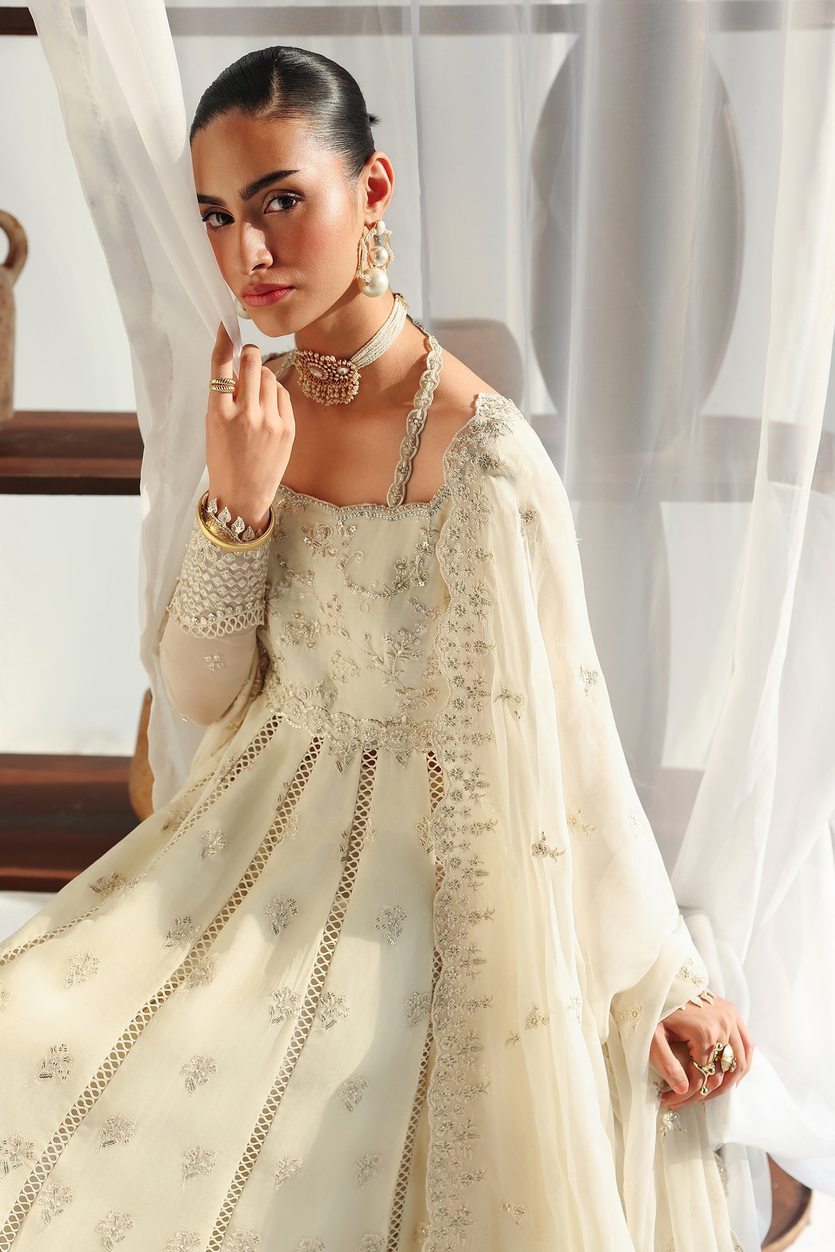 QCC-07 AMERA | Qalamkar | Chiffon Collection 2026