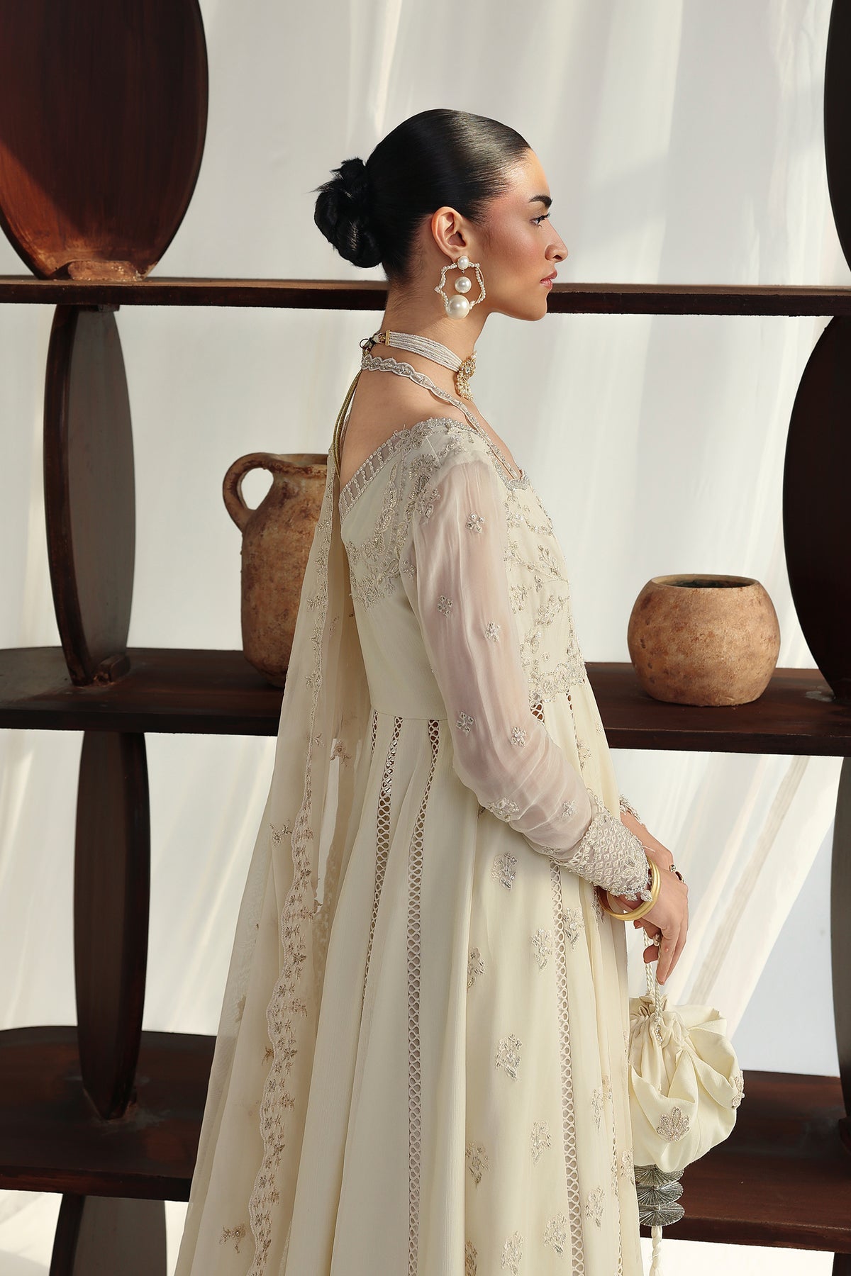 QCC-07 AMERA | Qalamkar | Chiffon Collection 2026