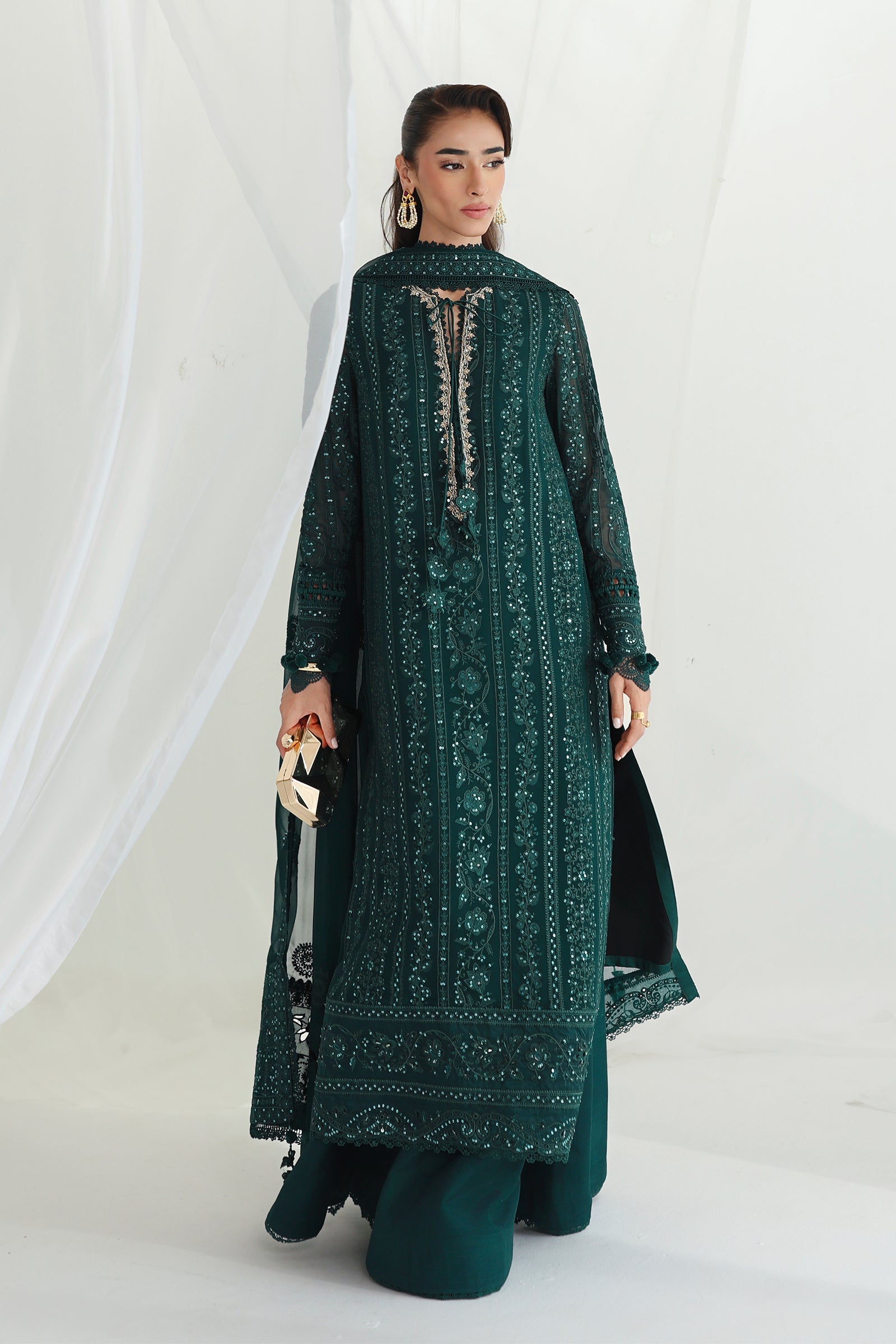 QCC-05 JANAAN | Qalamkar | Chiffon Collection 2026