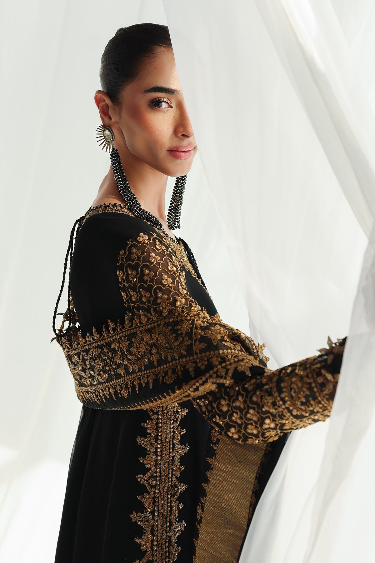 QCC-06 WALIYA | Qalamkar | Chiffon Collection 2026
