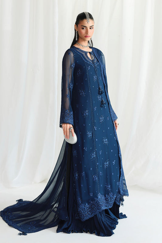 QCC-02 SHIREEN | Qalamkar | Chiffon Collection 2026