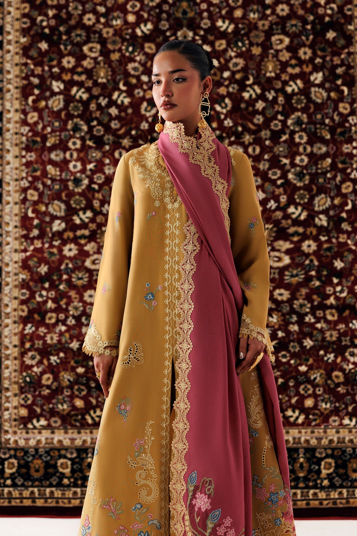 QLW-06 NYRA | Qalamkar | Qline Linen Collection 2026