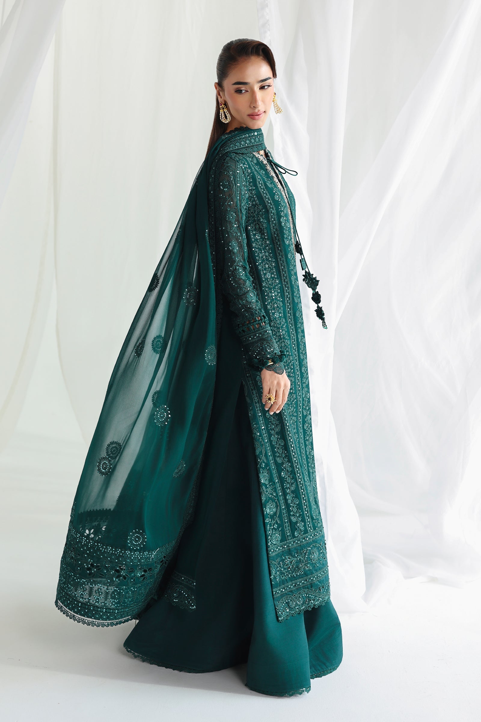 QCC-05 JANAAN | Qalamkar | Chiffon Collection 2026
