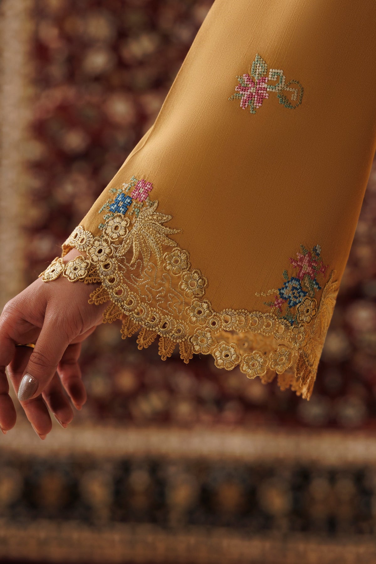 QLW-06 NYRA | Qalamkar | Qline Linen Collection 2026