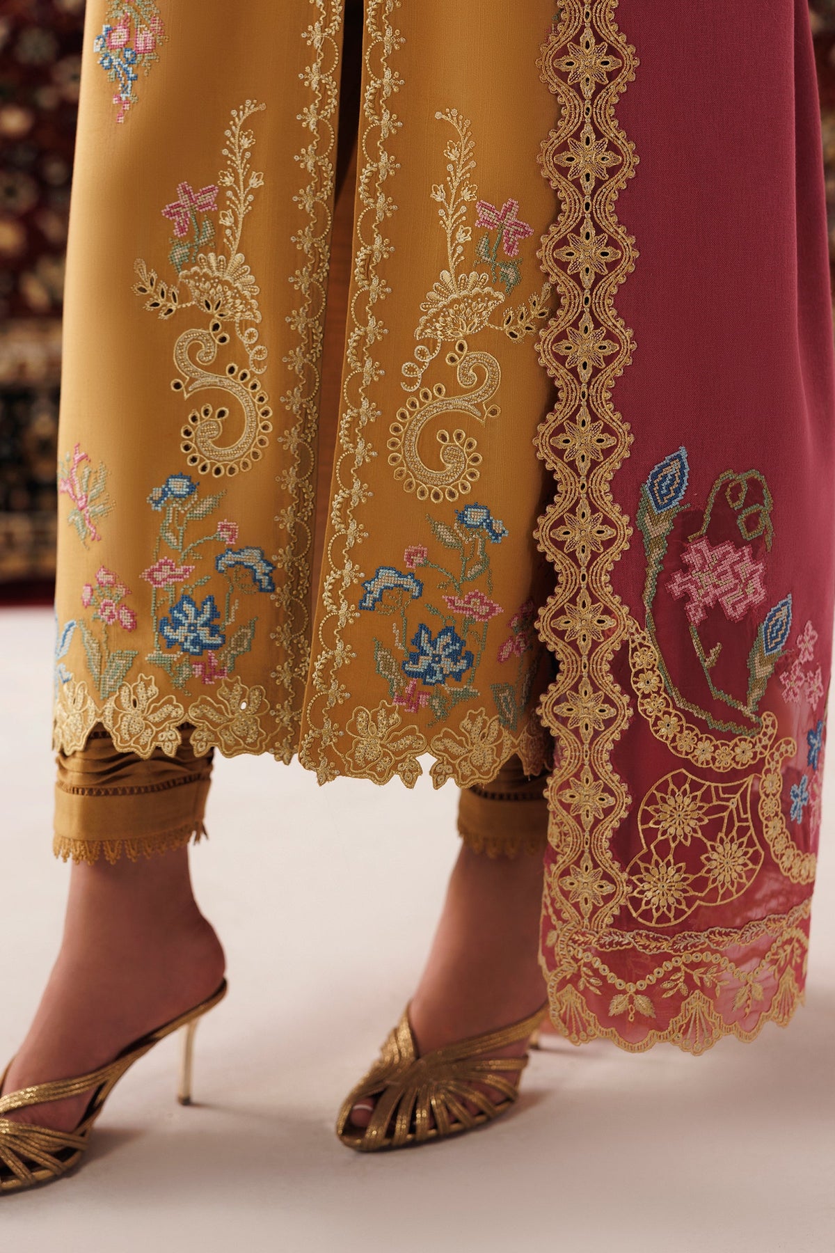 QLW-06 NYRA | Qalamkar | Qline Linen Collection 2026