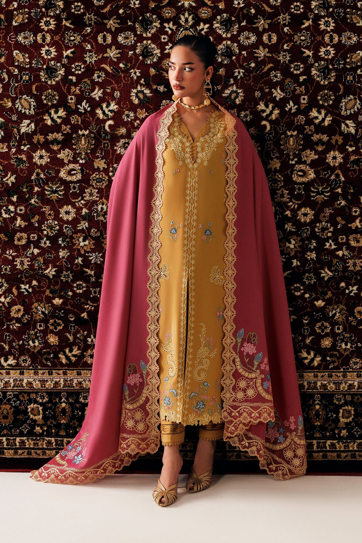 QLW-06 NYRA | Qalamkar | Qline Linen Collection 2026