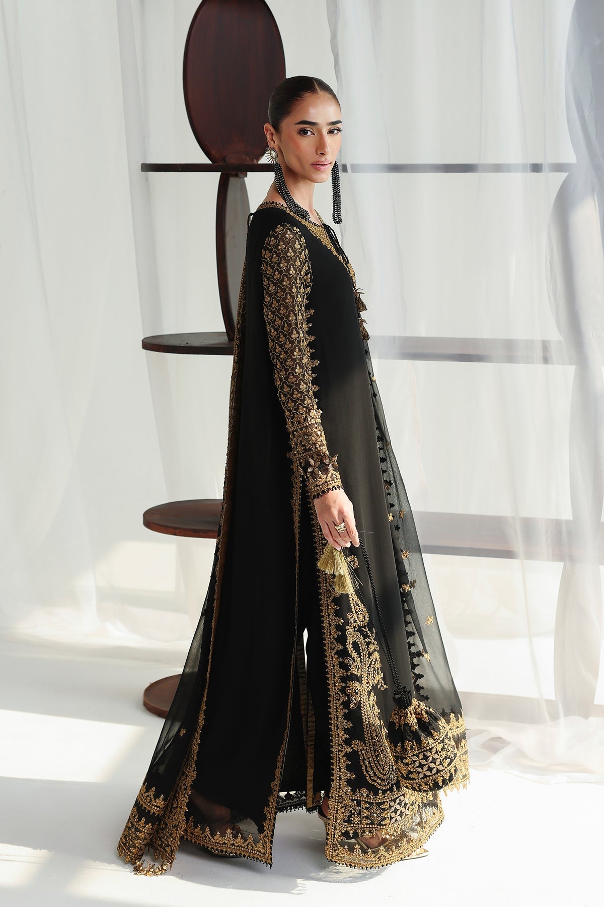 QCC-06 WALIYA | Qalamkar | Chiffon Collection 2026