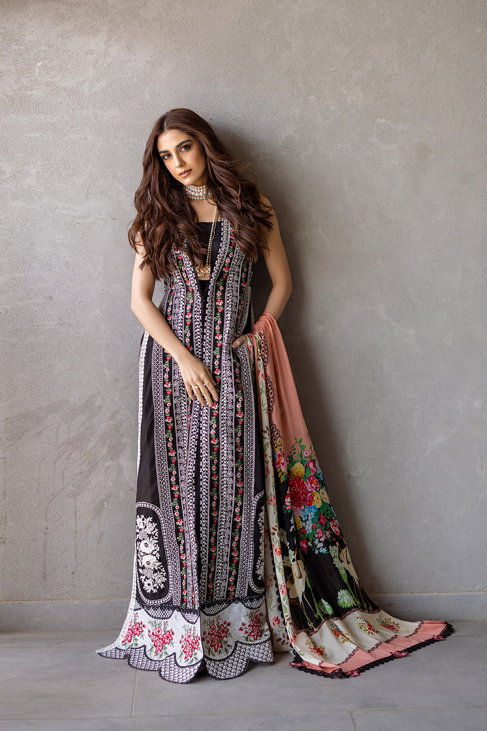 EMBER - SRLL24-06 | Saira Rizwan | Luxury Lawn 2024