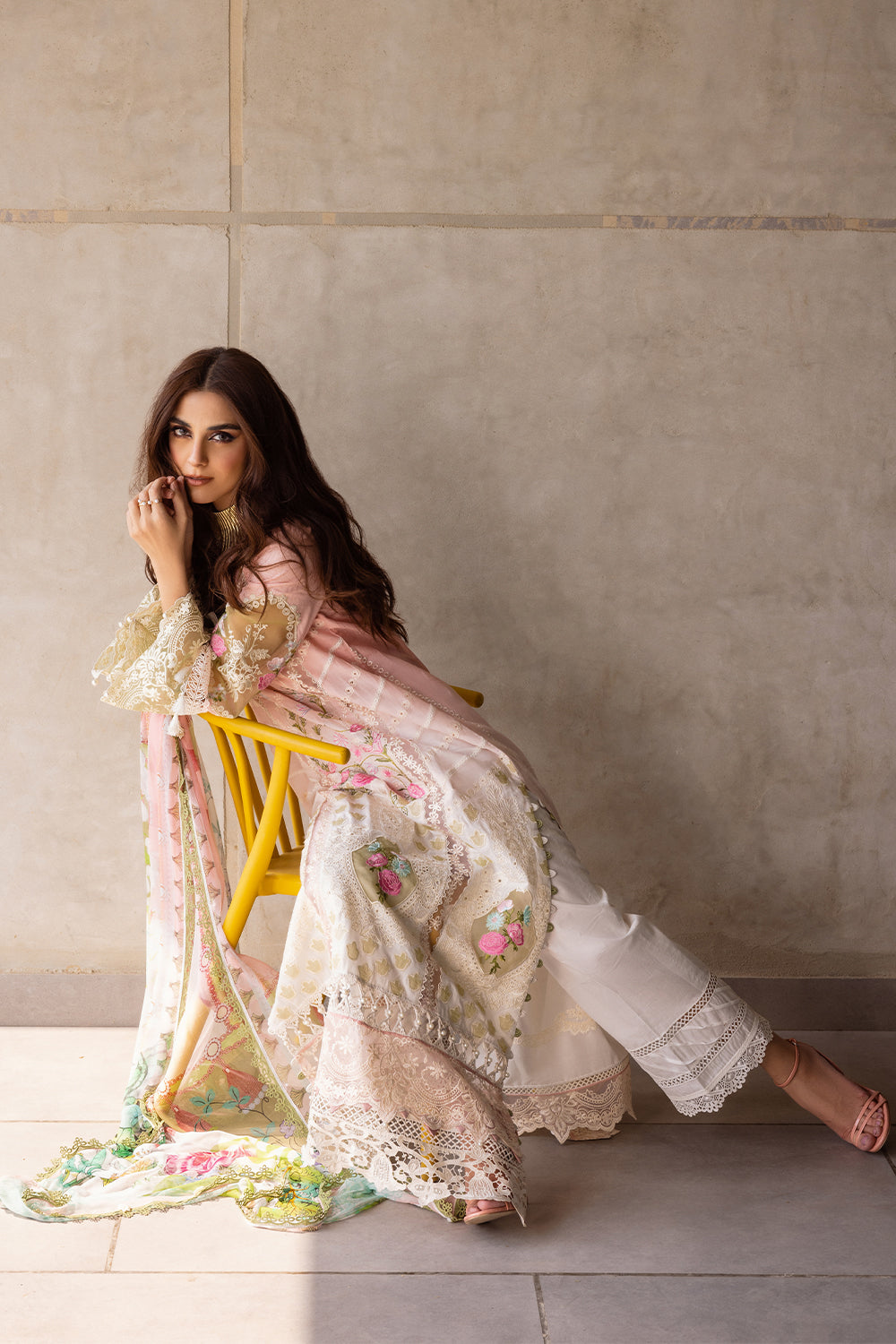 LAUREL - SRLL24-01 | Saira Rizwan | Luxury Lawn 2024