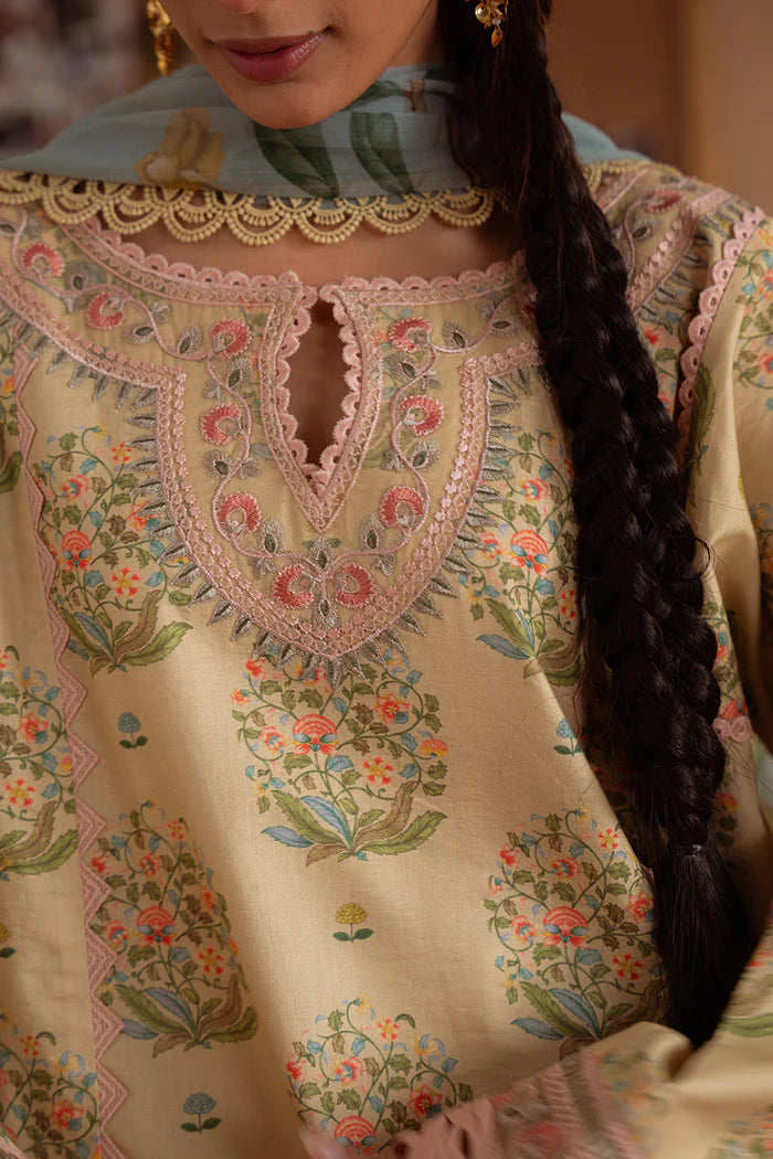NERIDA-A-SRL25-02 | Saira Rizwan | Laanem summer Lawn 2025