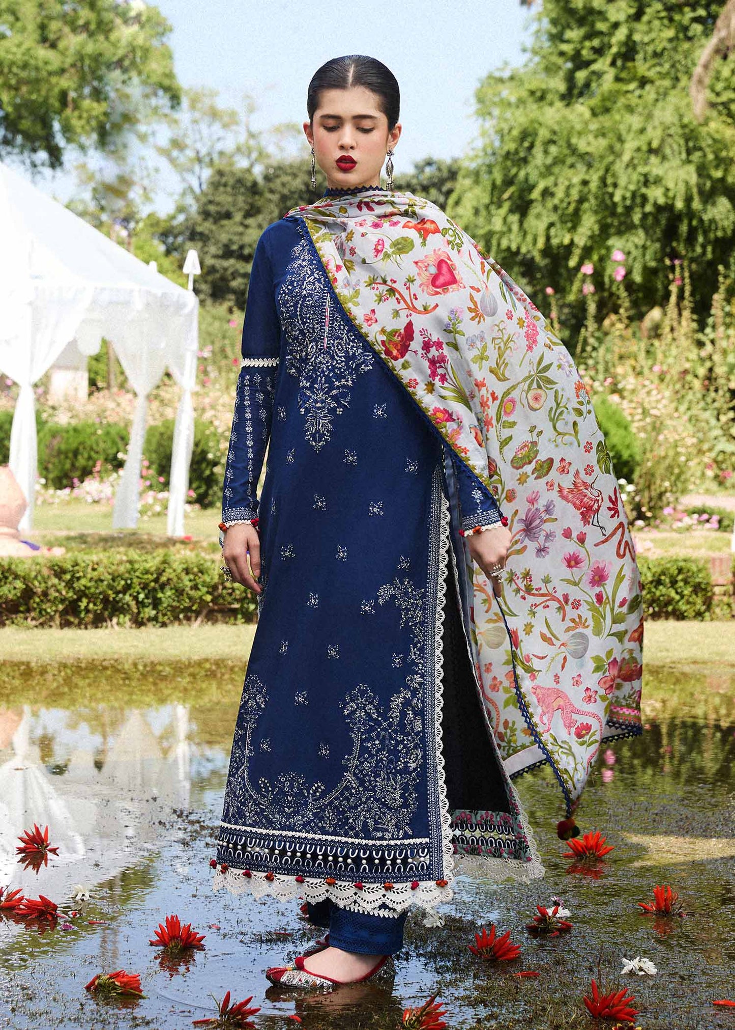 Cyan | Hussain Rehar | Spring Summer Lawn 2024