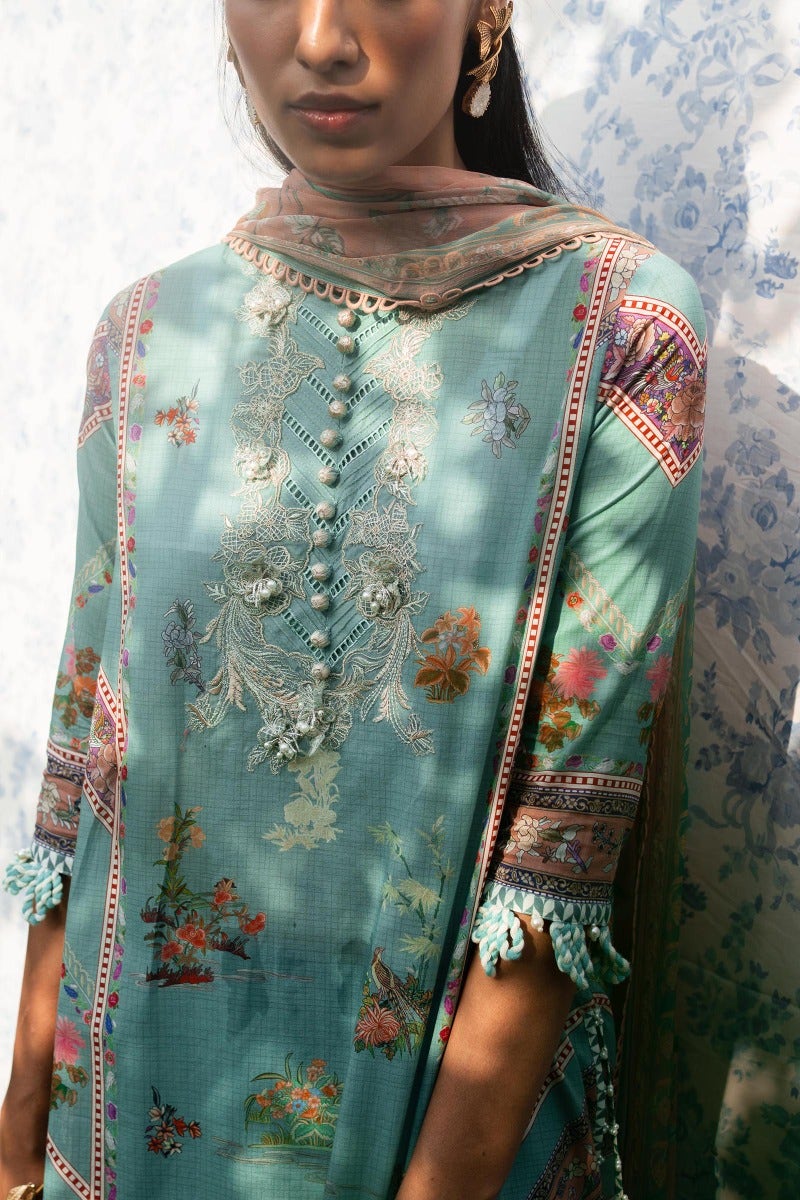 D-13A | Sana Safinaz | Muzlin Volume 2 Summer Lawn 2023