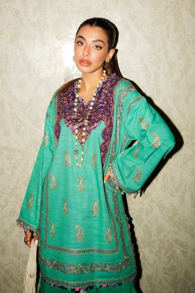 M233-012B-CP | Sana Safinaz | Muzlin Winter 2023