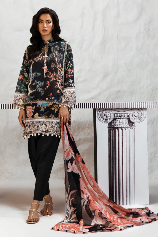 M242-001B-CI | Sana Safinaz | Muzlin Lawn 2024 Volume 2