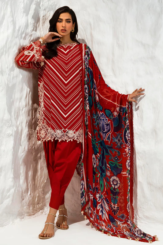 M242-002A-CI | Sana Safinaz | Muzlin Lawn 2024 Volume 2