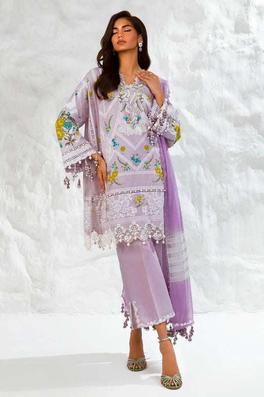 M242-007A-DG | Sana Safinaz | Muzlin Lawn 2024 Volume 2