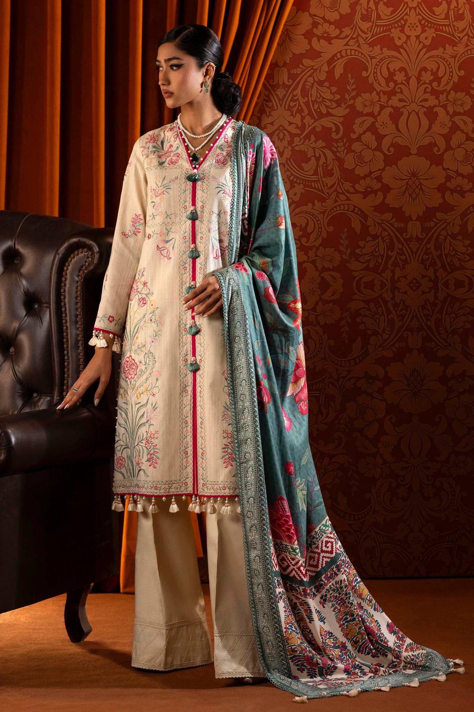 M243-010A-3AP | Sana Safinaz | Muzlin Winter 2024