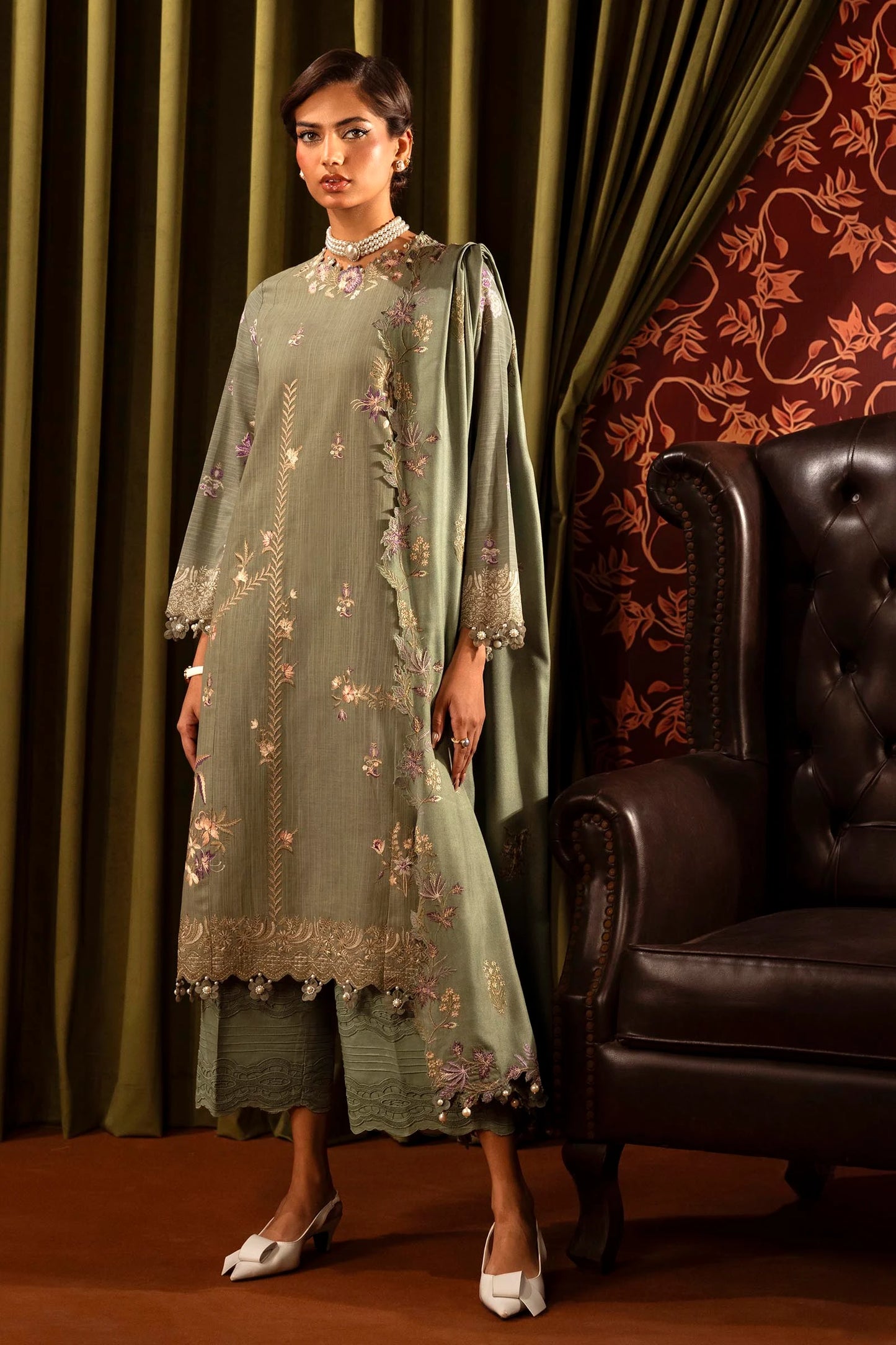 M243-011A-3CP | Sana Safinaz | Muzlin Winter 2024
