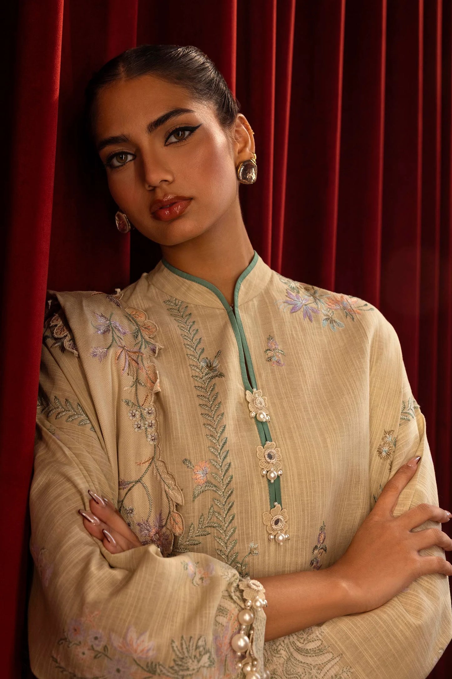 M243-011B-3CP | Sana Safinaz | Muzlin Winter 2024