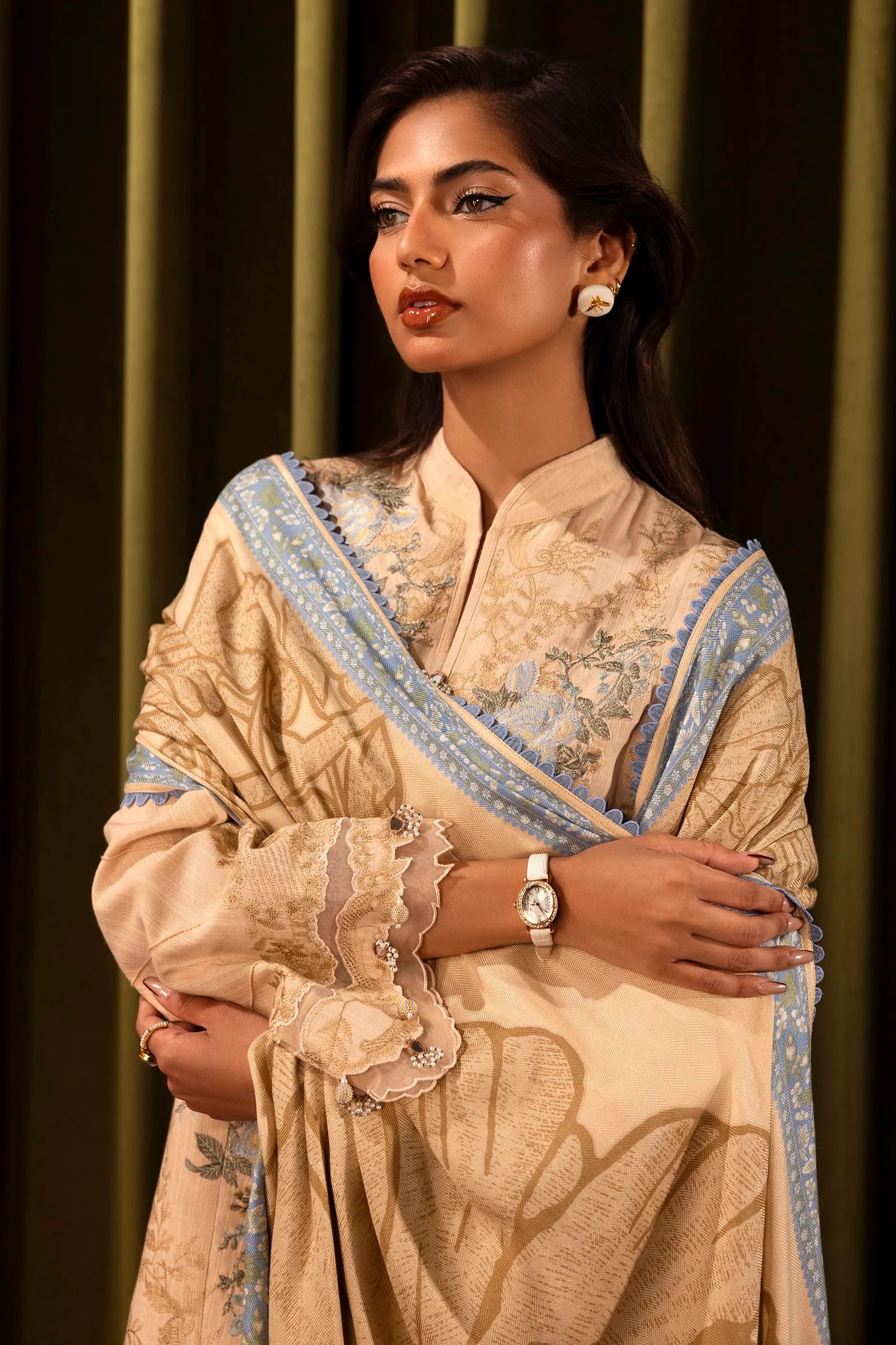 M243-012A-3AP | Sana Safinaz | Muzlin Winter 2024