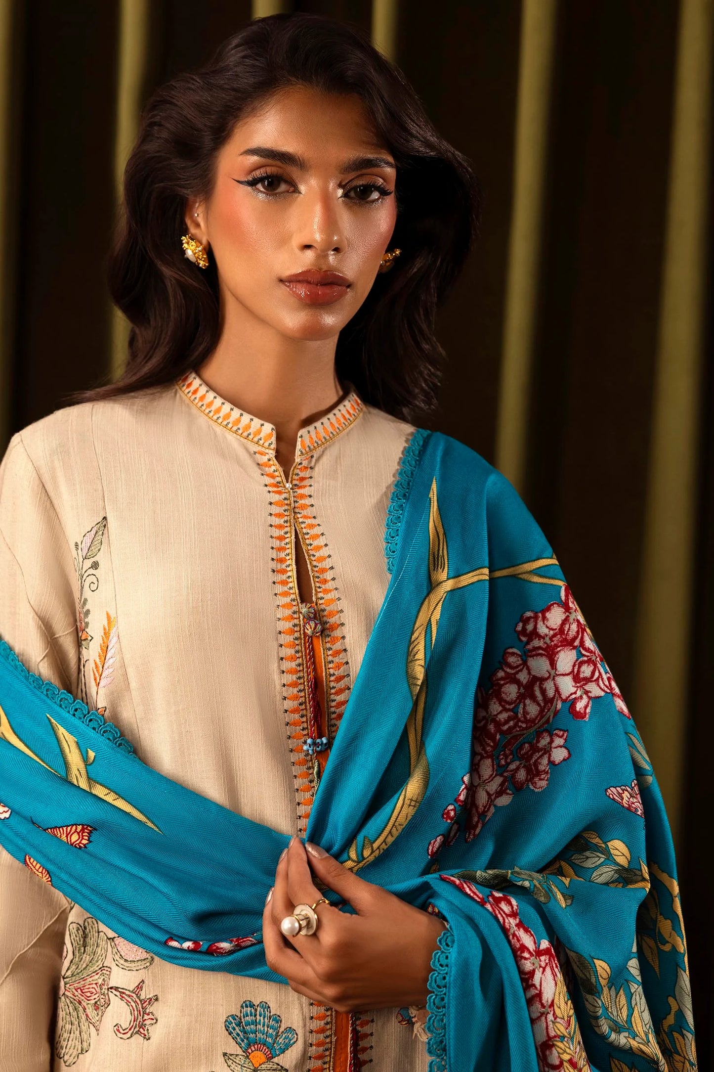 M243-014A-3CP | Sana Safinaz | Muzlin Winter 2024