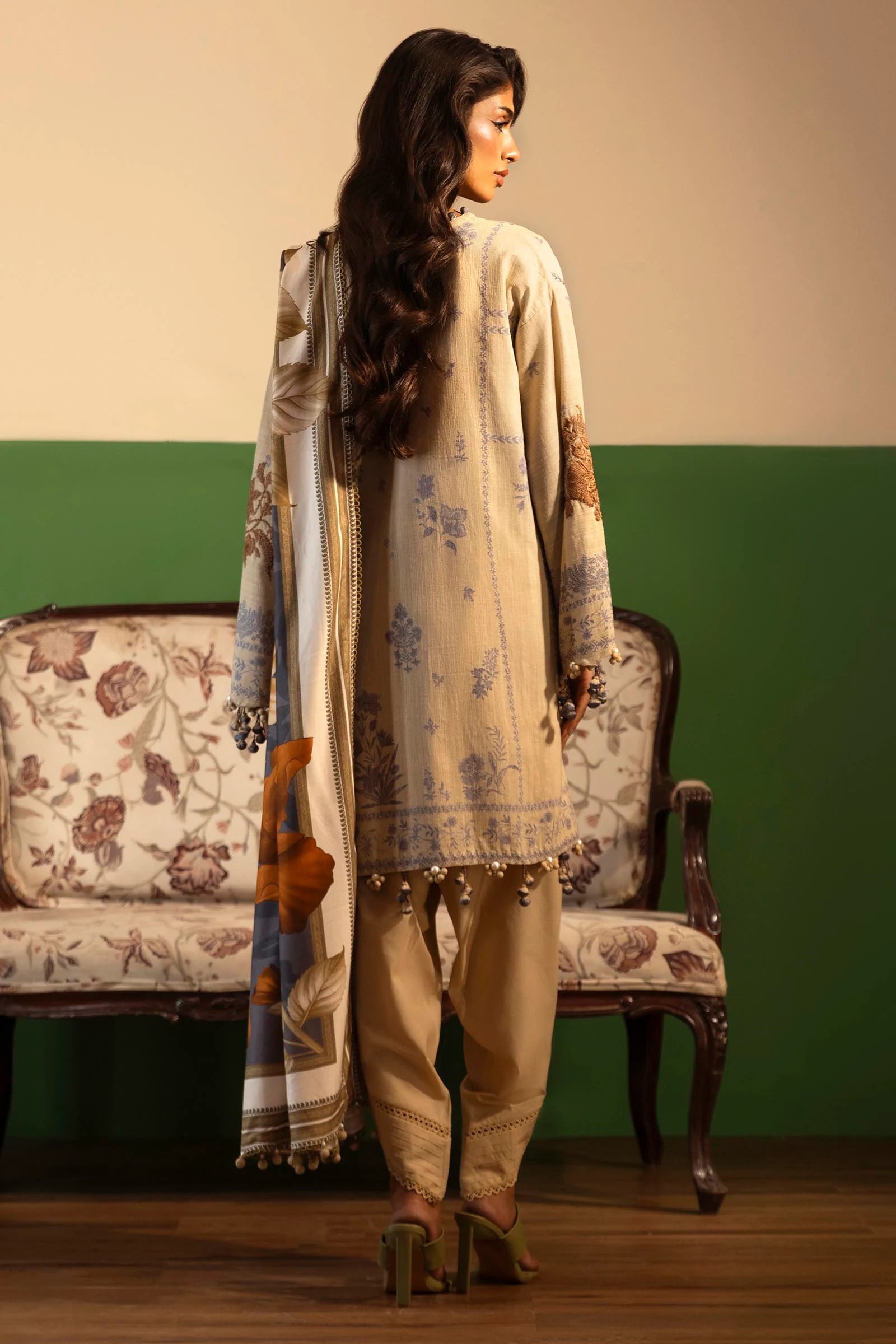 M243-015B-3CP | Sana Safinaz | Muzlin Winter 2024