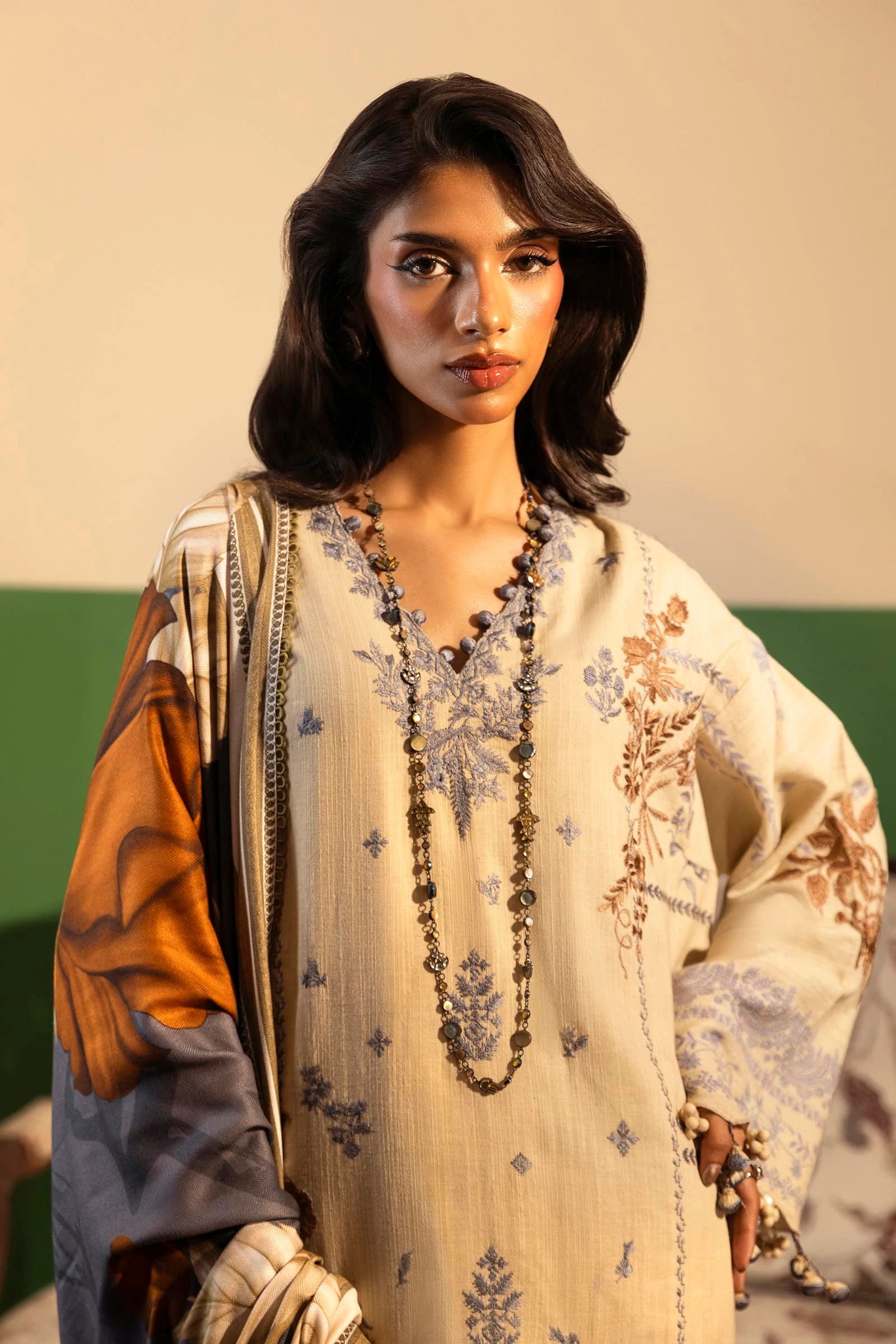 M243-015B-3CP | Sana Safinaz | Muzlin Winter 2024