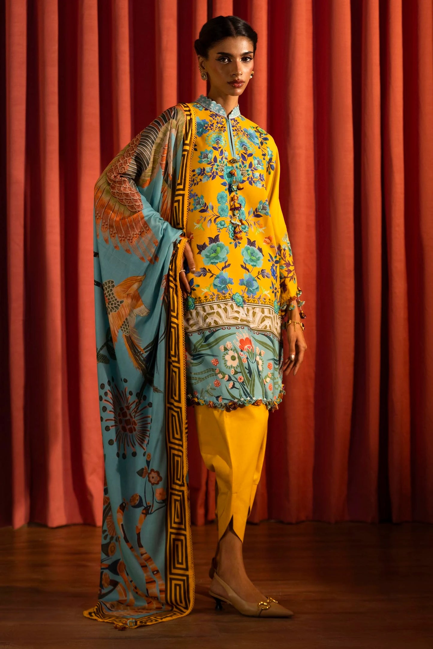 M243-022B-3DB | Sana Safinaz | Muzlin Winter 2024