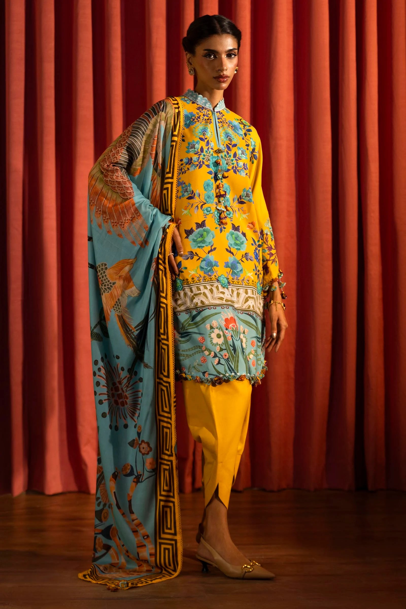 M243-022B-3DB | Sana Safinaz | Muzlin Winter 2024