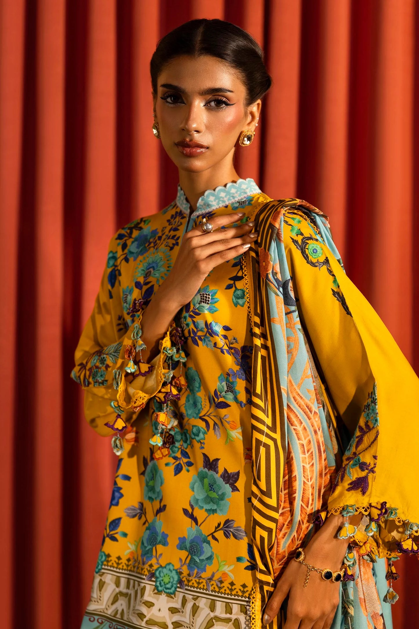 M243-022B-3DB | Sana Safinaz | Muzlin Winter 2024