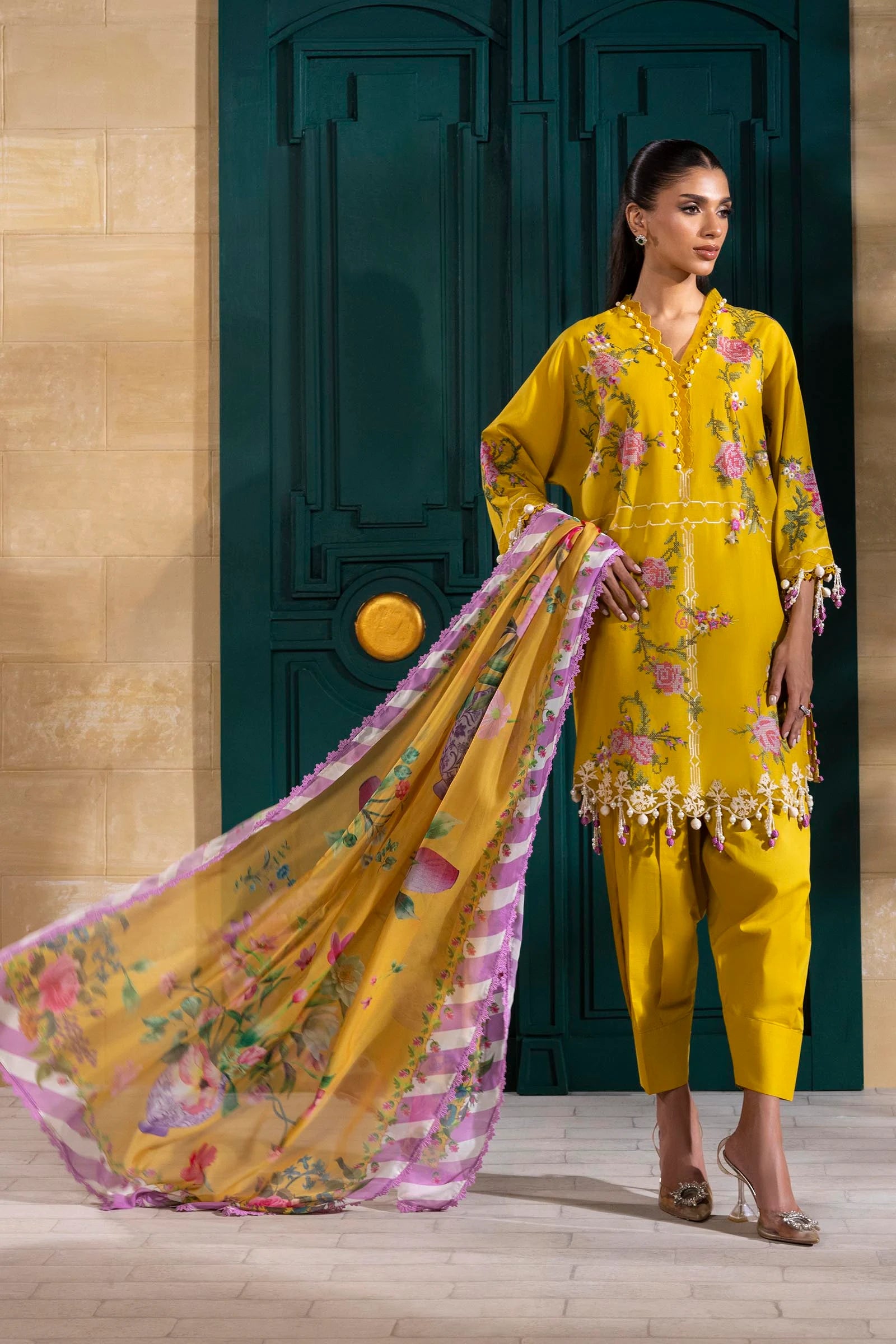 M251-013B-3CL | Sana Safinaz | Muzlin Spring Collection 2025