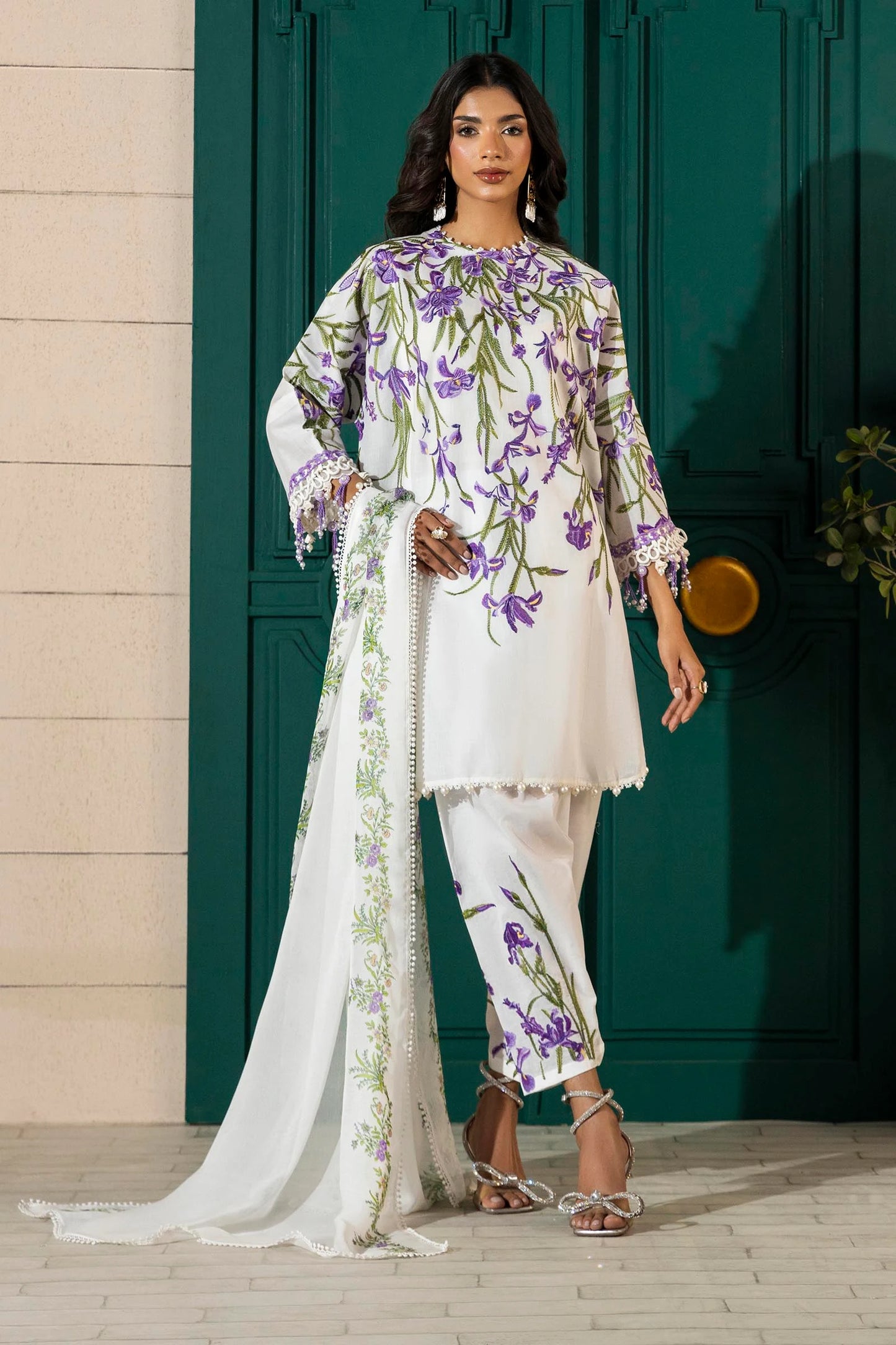 M251-017A-3CJ | Sana Safinaz | Muzlin Spring Collection 2025