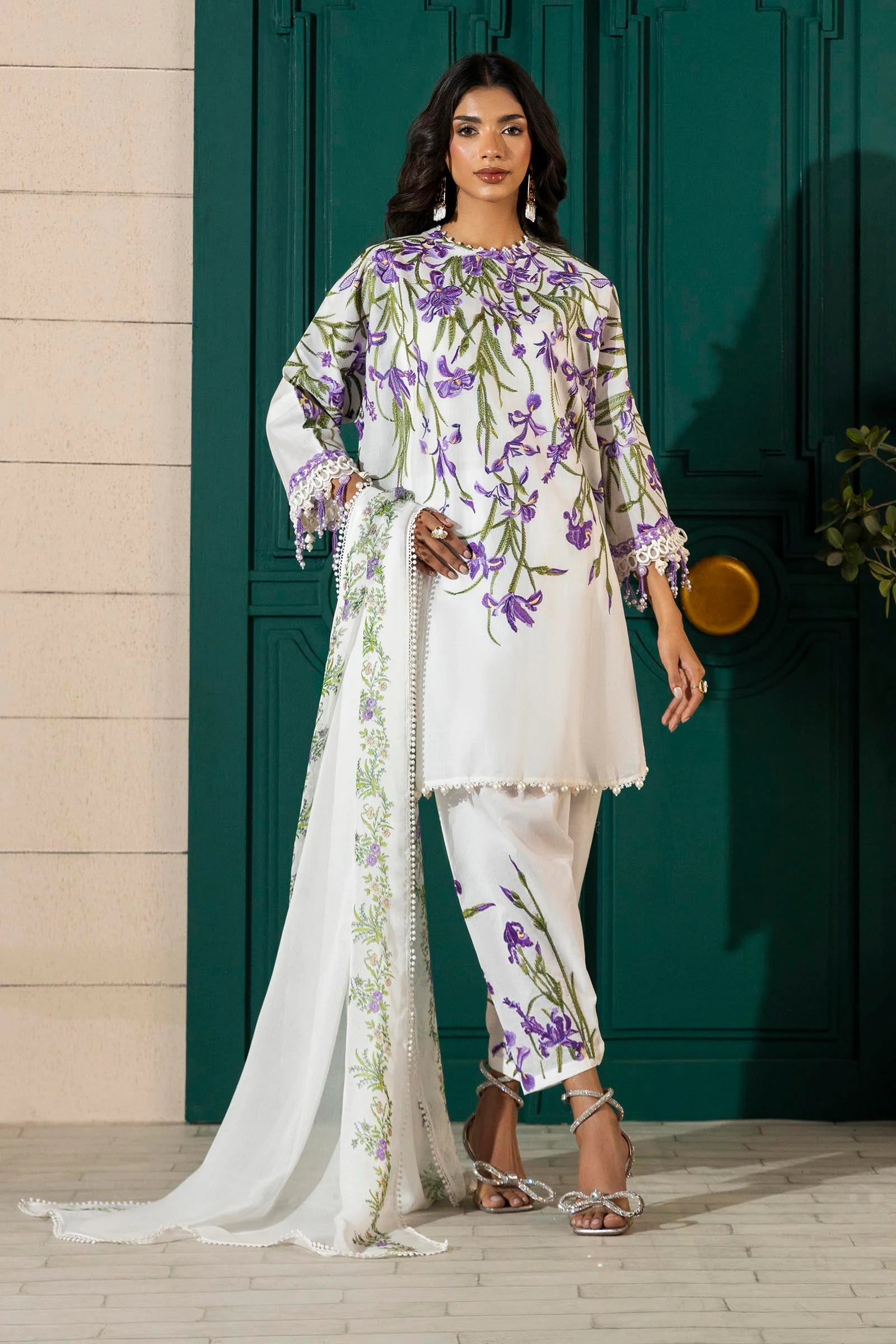 M251-017A-3CJ | Sana Safinaz | Muzlin Spring Collection 2025