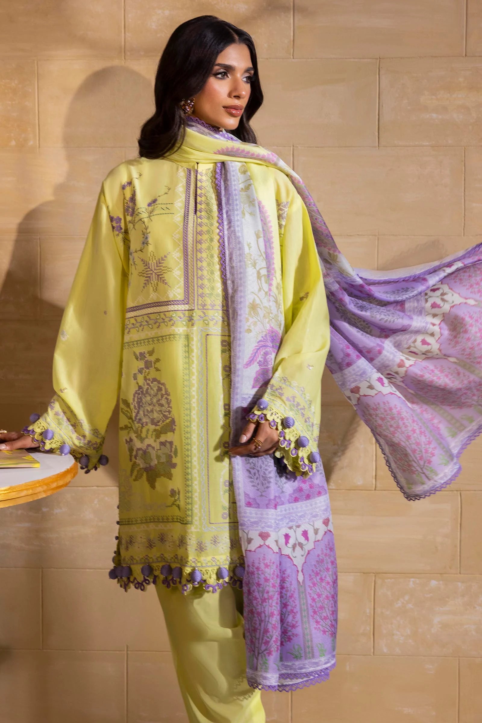 M251-018B-3CT | Sana Safinaz | Muzlin Spring Collection 2025