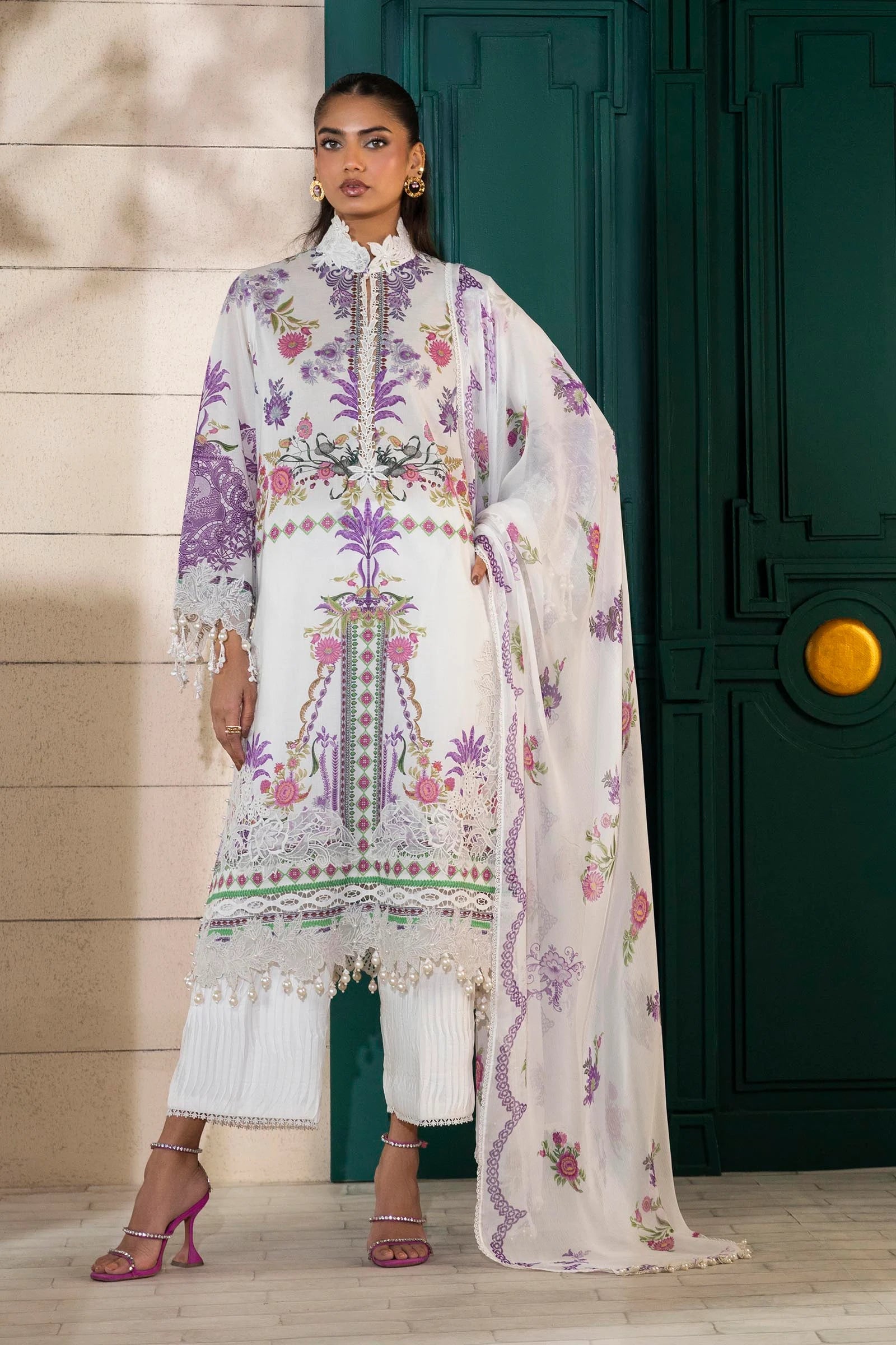 M251-019A-3CS | Sana Safinaz | Muzlin Spring Collection 2025