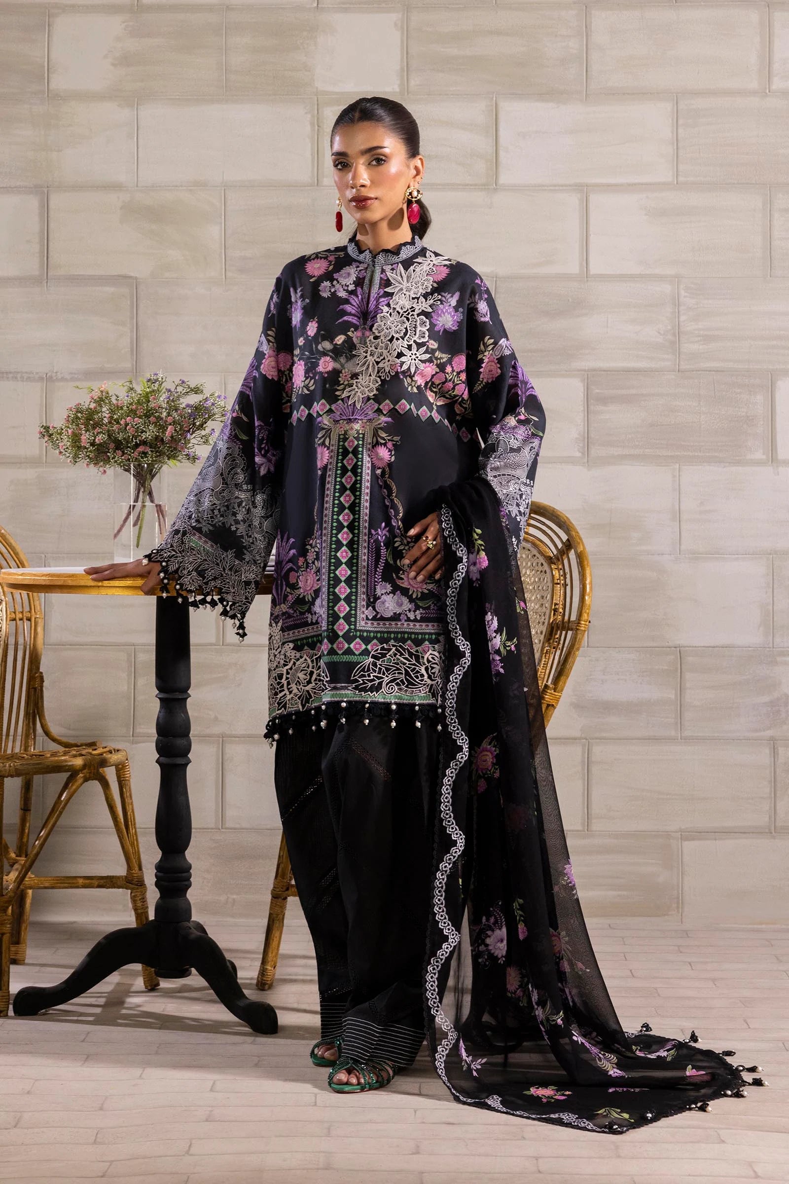 M251-019B-3CS | Sana Safinaz | Muzlin Spring Collection 2025