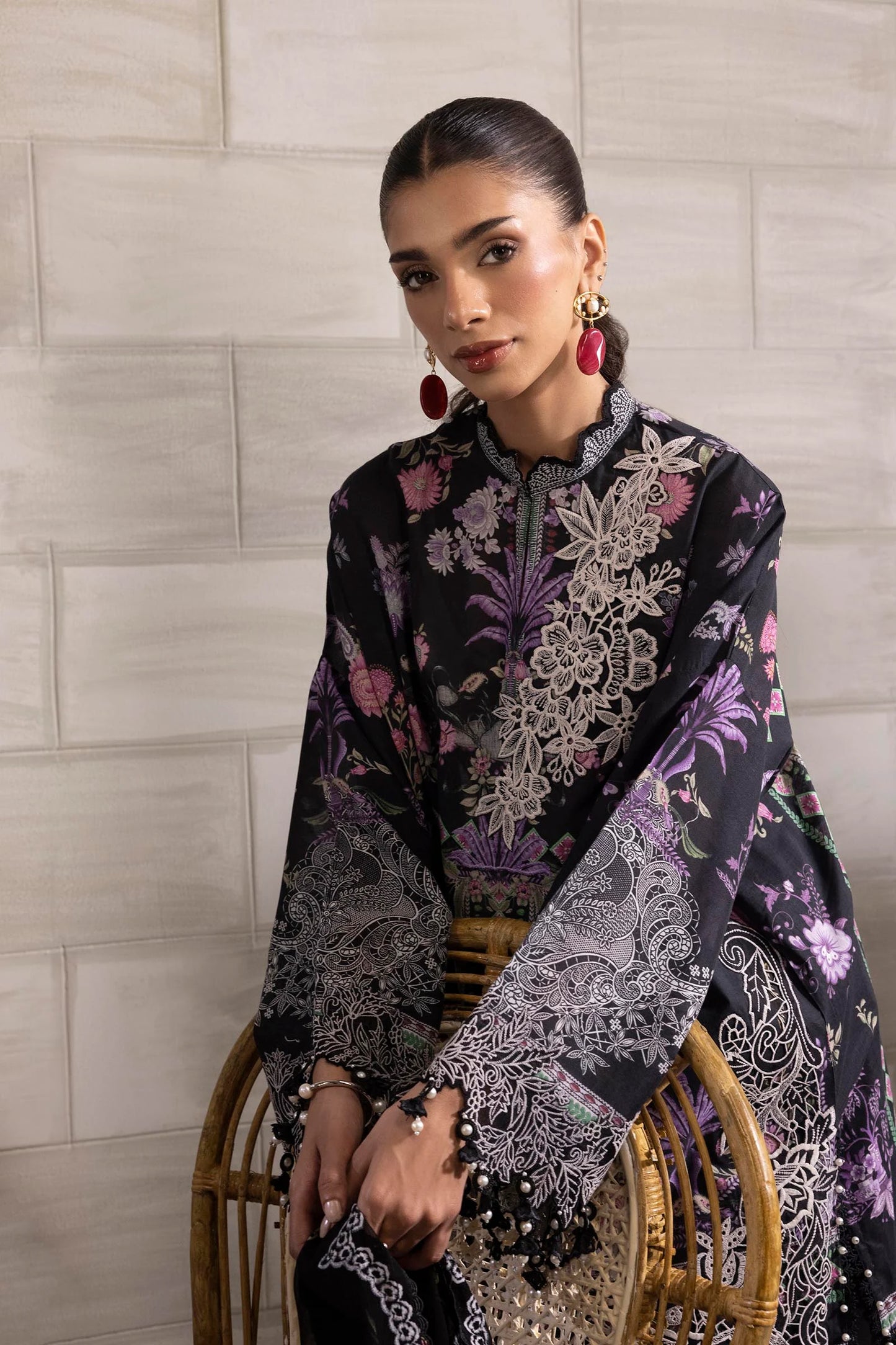M251-019B-3CS | Sana Safinaz | Muzlin Spring Collection 2025