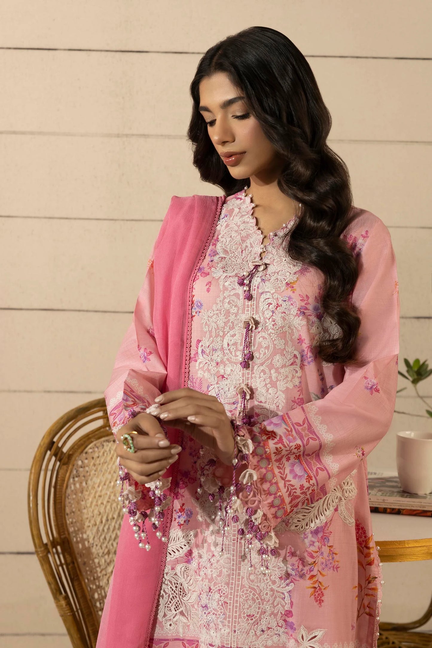 M251-023A-3CI | Sana Safinaz | Muzlin Spring Collection 2025