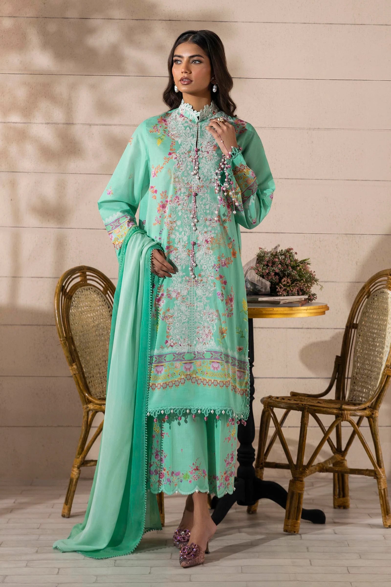 M251-023B-3CI | Sana Safinaz | Muzlin Spring Collection 2025