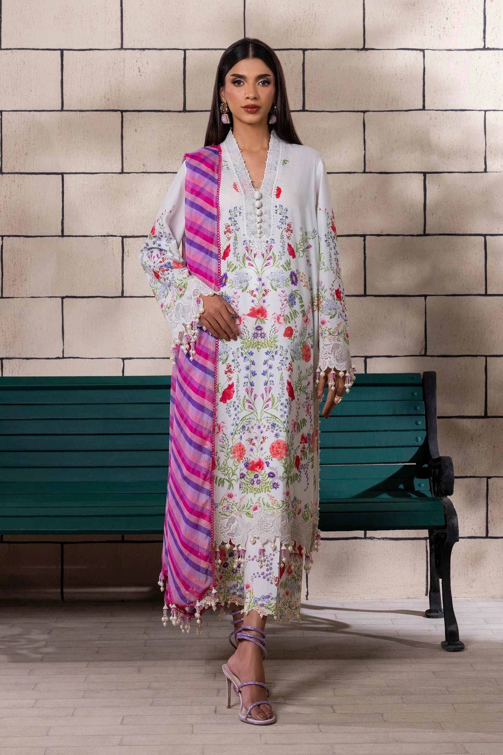 M251-024A-3CI | Sana Safinaz | Muzlin Spring Collection 2025