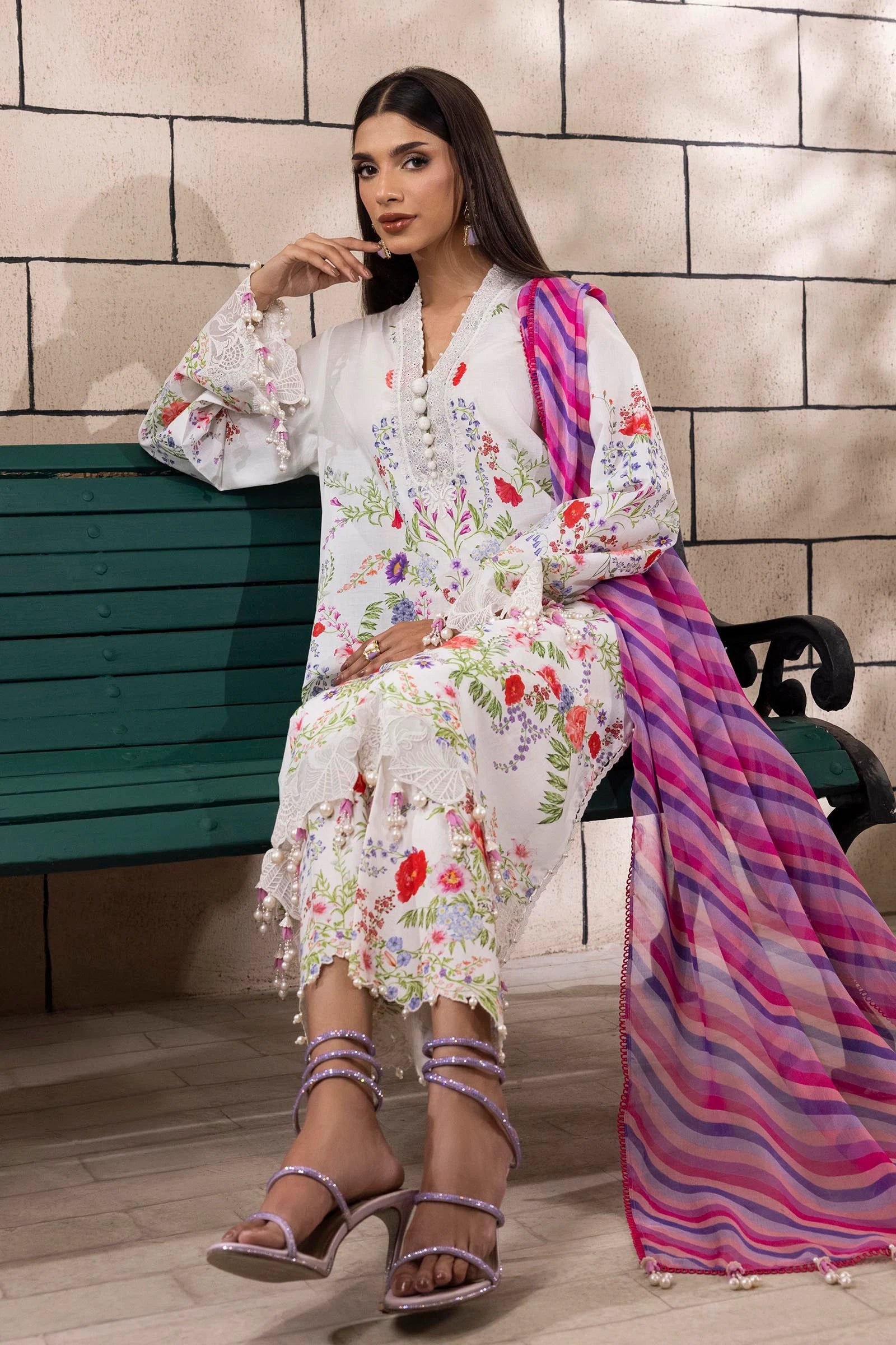 M251-024A-3CI | Sana Safinaz | Muzlin Spring Collection 2025