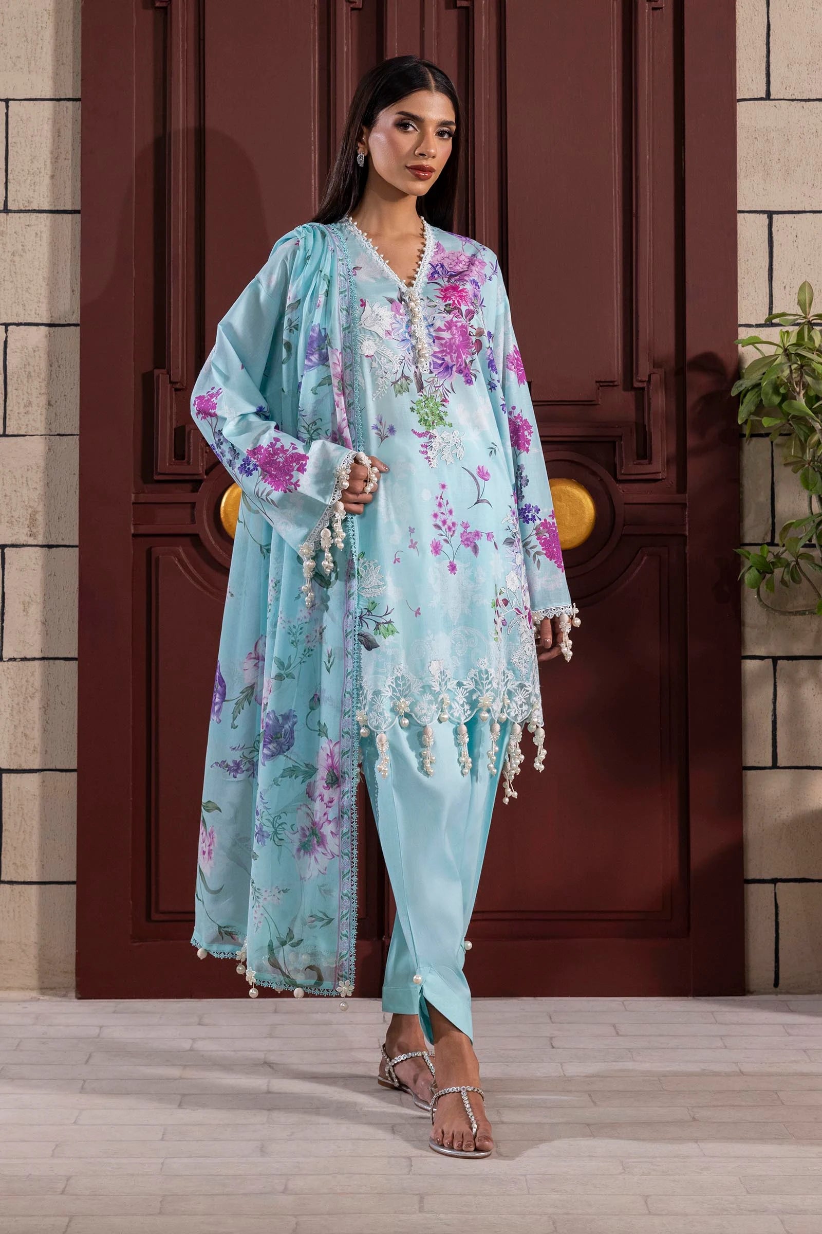 M251-025B-3CJ | Sana Safinaz | Muzlin Spring Collection 2025