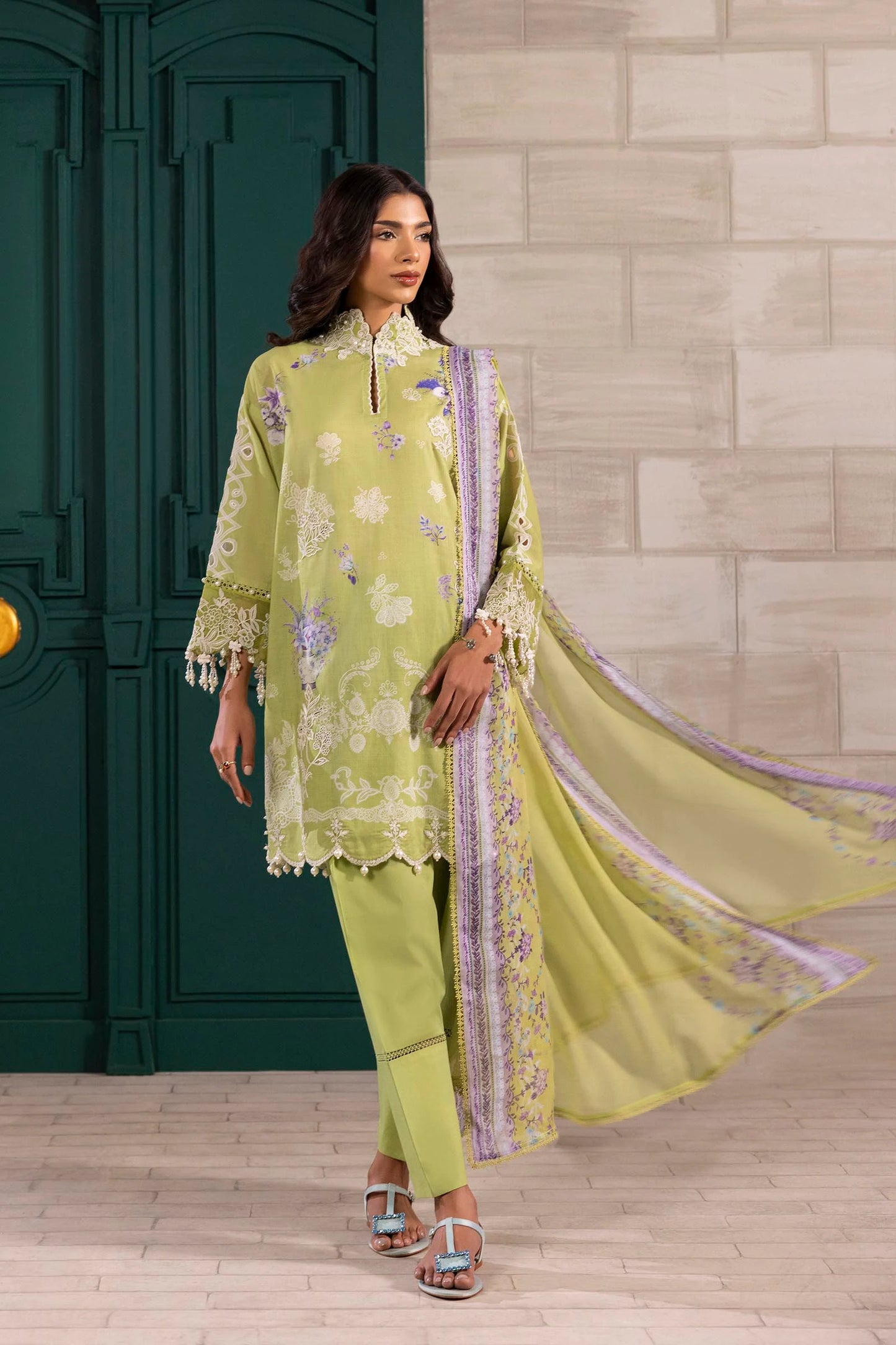 M251-029B-3CI | Sana Safinaz | Muzlin Spring Collection 2025
