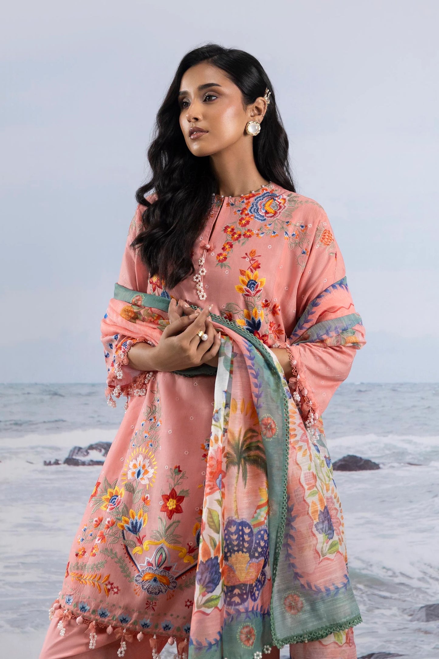 M252-018B-CV | Sana Safinaz | Muzlin Lawn 2025