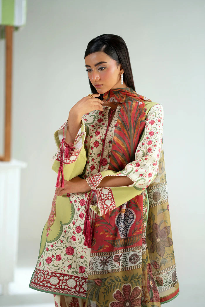 URBAN WHISPER – JPU25-06 | Saira Rizwan | Joolie Prints Cambric Intermix Collection 2025