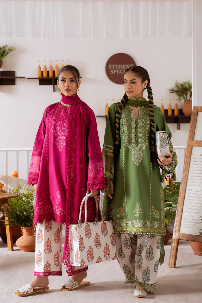 ZAFIRA-A-SRL25-03 | Saira Rizwan | Laanem summer Lawn 2025