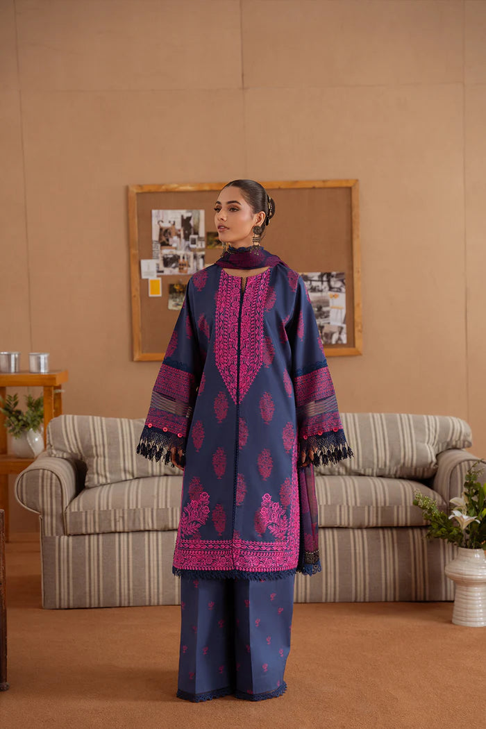 ELARA-B-SRL25-01 | Saira Rizwan | Laanem summer Lawn 2025