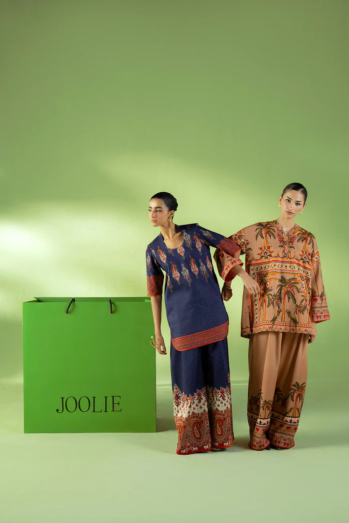 CLOUD NINE – JPU25-02 | Saira Rizwan | Joolie Prints Cambric Intermix Collection 2025