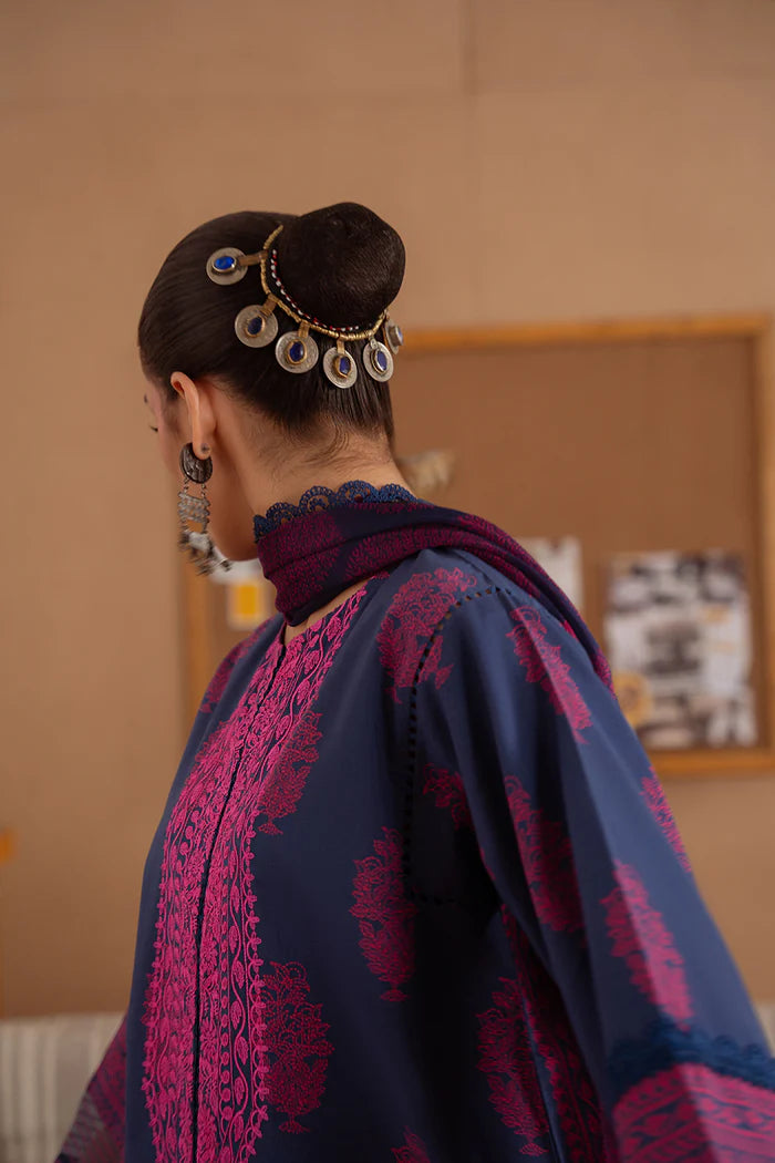 ELARA-B-SRL25-01 | Saira Rizwan | Laanem summer Lawn 2025