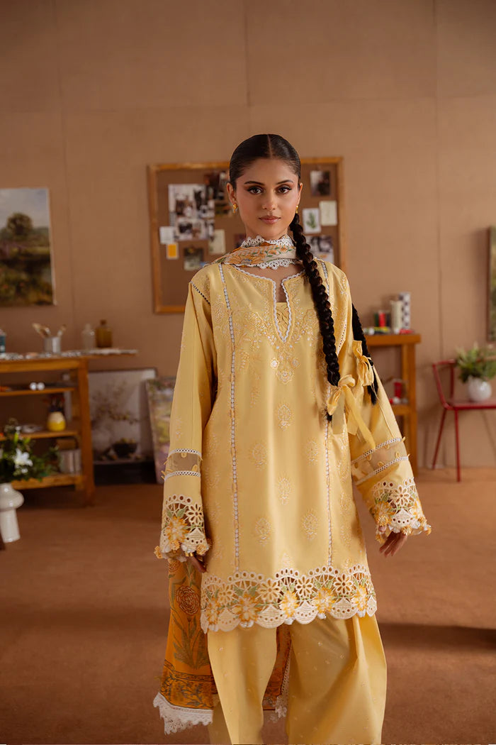 LEYLA-A-SRL25-04 | Saira Rizwan | Laanem summer Lawn 2025